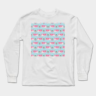 Strawberry Cow Pattern Long Sleeve T-Shirt